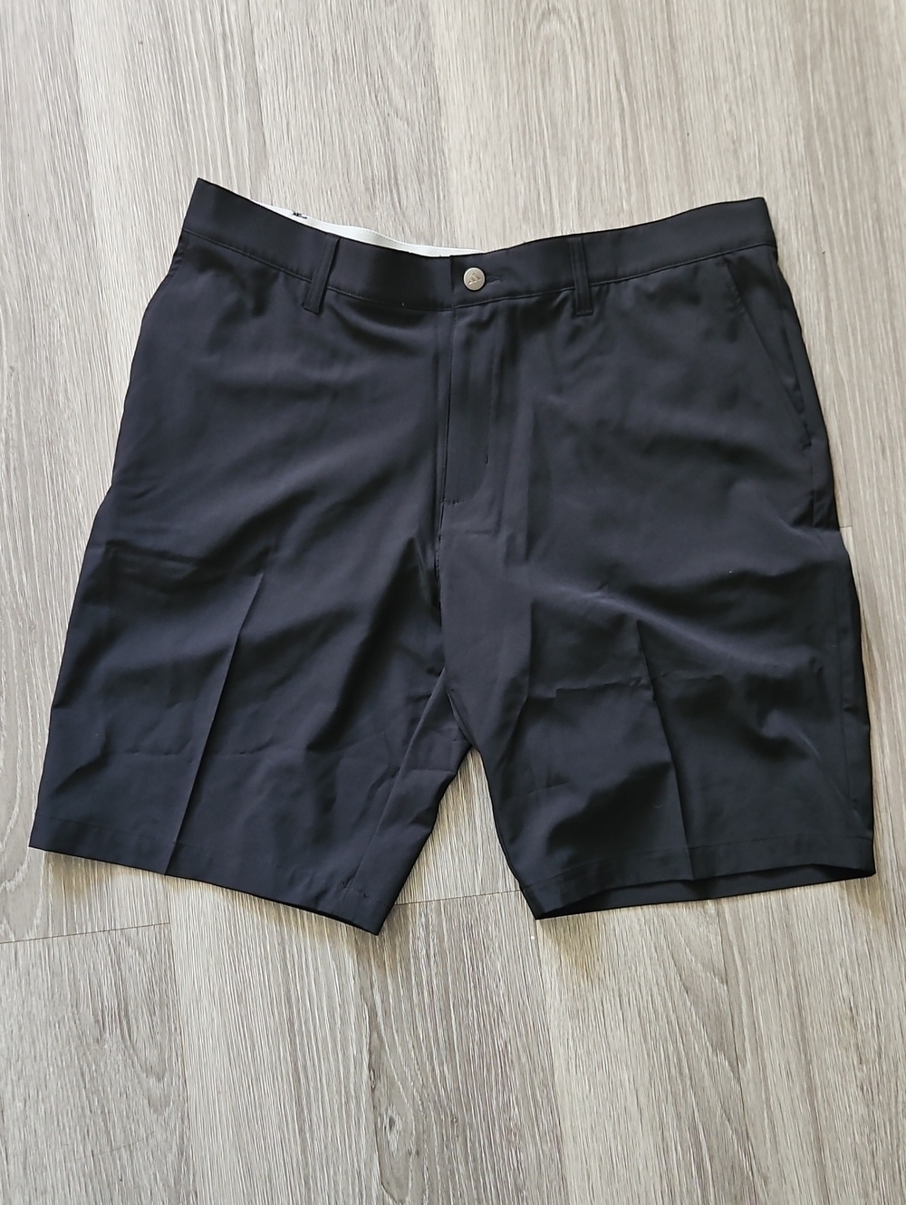 adidas Black Flat-Front Performance Shorts